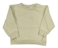 Smetanová mikina s klokankou H&M