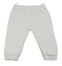 Bílé žebrované tepláky C&A