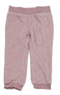 Světlerůžové sametové tepláky Impidimpi 