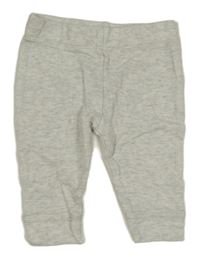 Šedé melírované tepláky 