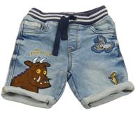 Světlemodré teplákovo/riflové kraťasy s Gruffelem TU 