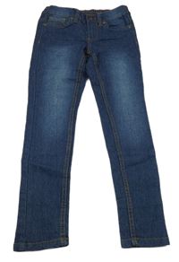 Tmavomodré skinny elastické rifle Kiki&Koko