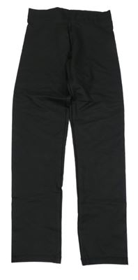 Černé potažené legíny River Island 