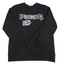 Černá mikina s Fortnite