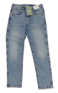 Modré šisované relaxed fit rifle H&M