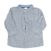 Modro-bílá pruhovaná košile H&M