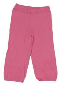 Růžové pletené tepláky H&M