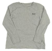 Šedé melírované triko s ovladačem George