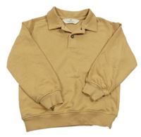 Písková mikina s límečkem H&M