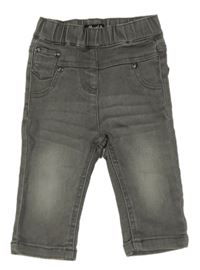 Šedé teplákové rifle 