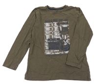 Khaki triko s kytarou TCM