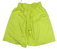 Neonově žluté sportovní kraťasy Zeeman