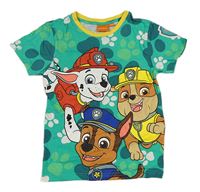 Zelené tričko s Paw Patrol Nickelodeon