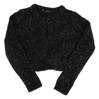 Černé třpytivé svetrové bolerko George