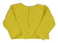 Žlutý propínací svetr Absorba