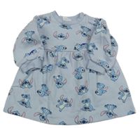 Světlemodré teplákové šaty se Stitchem Disney