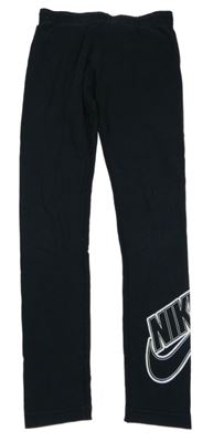 Černé legíny s logem Nike