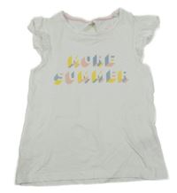 Bílé tričko s nápisem Lupilu