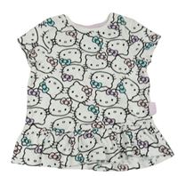 Bílé tričko s Hello Kitty George