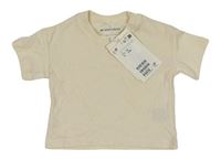 Nové - Světlebéžové tričko H&M