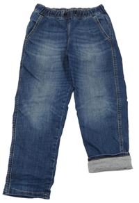 Tmavomodré podšité jogger rifle H&M