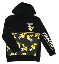 Černo-žlutá mikina s Pikachu a kapucí zn. George