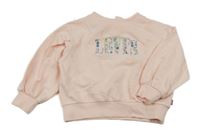 Světlerůžová lehká mikina s logem Levi´s