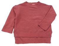 Jahodový lehký svetr Zara