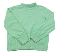 Zelený žinylkový svetr Yigga