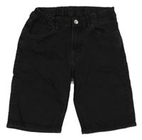 Černé riflové kraťasy H&M