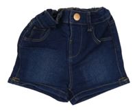 Tmavomodré riflové kraťasy Primark