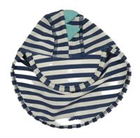 Tmavomodro-bílá pruhovaná UV kšiltovka s ostny M&S