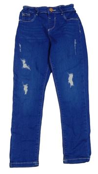Modré skinny rifle s prošoupáním River Island
