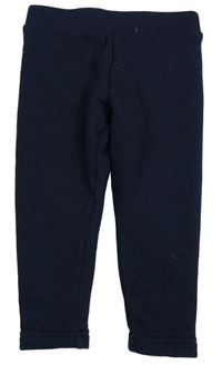 Tmavomodré zateplené legíny Primark