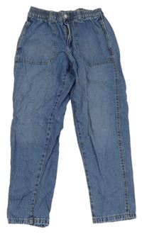 Modré široké rifle Zara