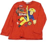 Červené triko s Hasičem Samem 