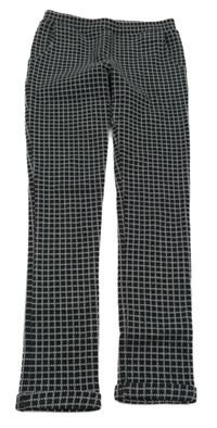 Černo-bílé kostkované tregíny  