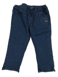 Tmavomodré skinny rifle 