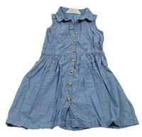 Světlemodré lehké riflové šaty H&M