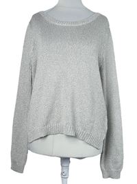 Dámský stříbrný svetr H&M