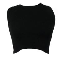 Dámksá černá svetrová crop vesta Zara 