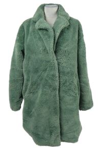 Dámský zelený kožešinový kabát Rino&Pelle 