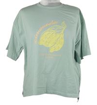 Dámské světlemodré tričko s citróny Primark 