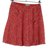 Dámská červená kytičkovaná sukně Blue Motion 