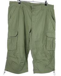 Pánské khaki capri kalhoty s kapsami Jim Spencer 