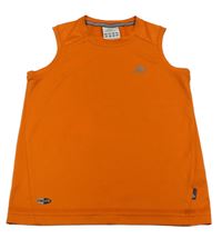 ORanžové sportovní funkční tílko s logem zn. Adidas