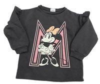 Šedá mikina s Minnie Disney