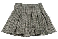 Béžovo-černo-růžová kostkovaná sukně Primark