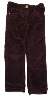 Mahagonové slím manšestráky Esprit