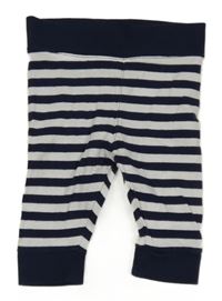 Tmavomodro-bílé pruhované lehké tepláky Dopodopo